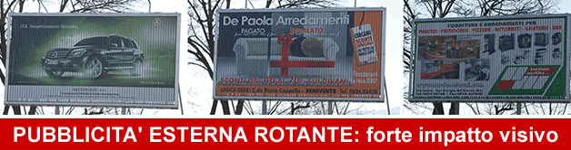 EFFETTO ONDA pubblicità esterna TRIPLE SIGN