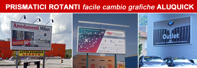 impianti Prismatici TRIPLICANO la pubblicità esterna impianti Prismatici TRIPLICANO la pubblicità esterna
