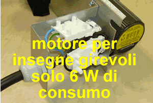 MOTORE 6w per insegne trifacciali TS